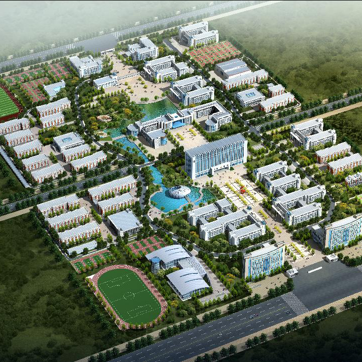 機電?？茖W校圖書樓、綜合樓、食堂